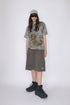 Mayte × Cycle ECHO STAR WASHED HALF PANTS -BROWN- *Last1